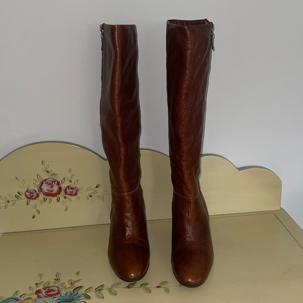 Steven genuine leather  Knee-High Leather Boots 8.